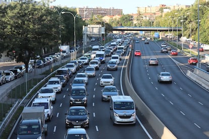 Vehículos de entrada a Madrid.