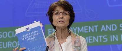 Marianne Thyssen, comisaria europea de Empleo.