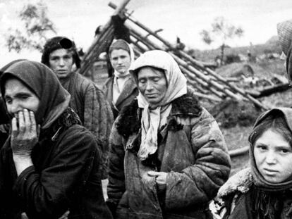 Ciudadanos bielorrusos en Belarus en 1941.