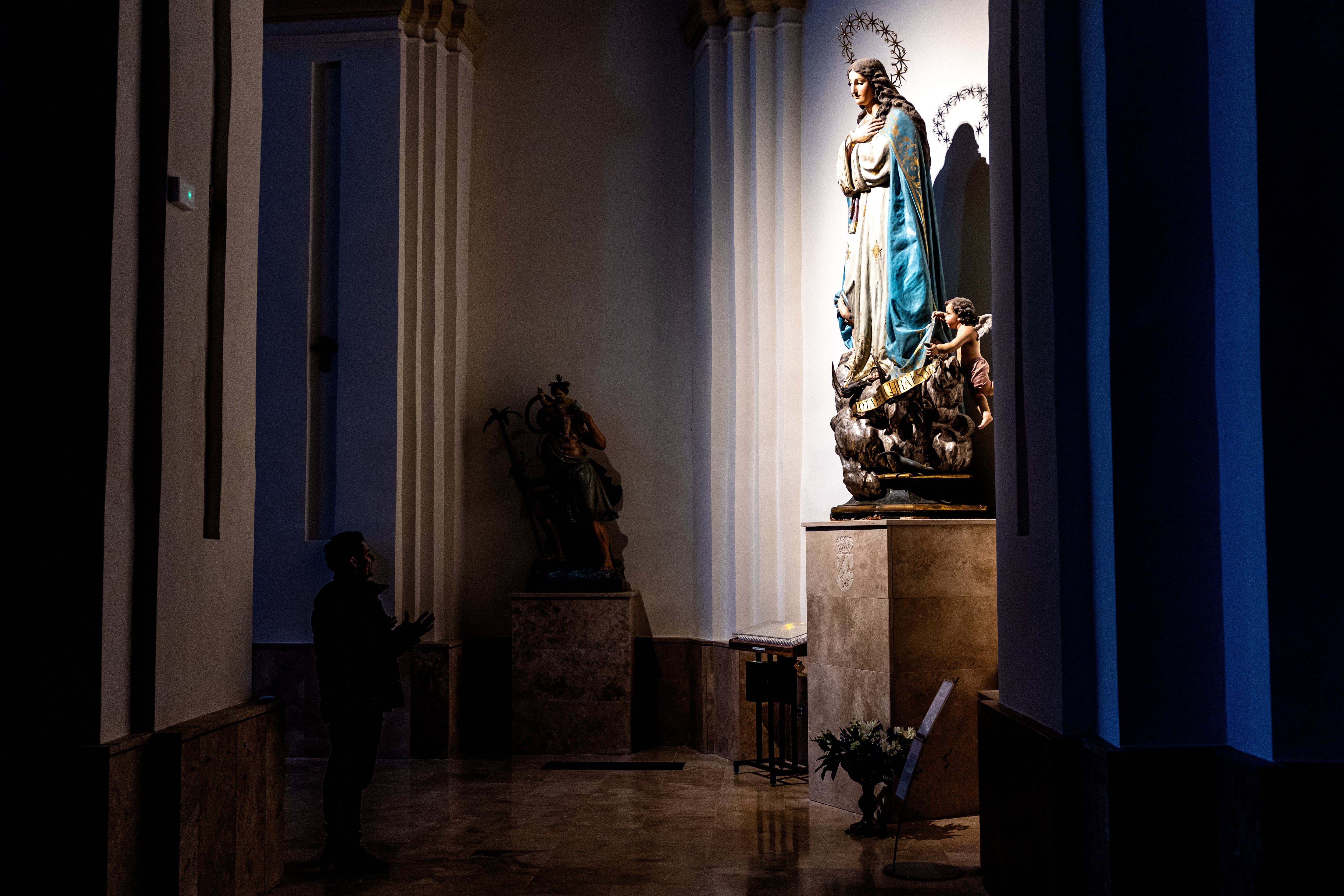 Interior de la iglesia de Santa Clara en Molina de Aragón.