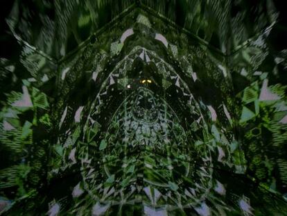 Flying Lotus durant la seva actuació al Sónar.