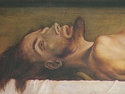 'El cuerpo de Cristo muerto en la tumba' (1520-1522), de Hans Holbein.