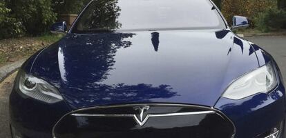 Un modelo S de Tesla