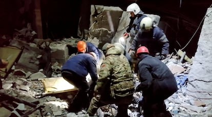 Bombardeo en Lugansk, Rusia