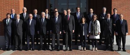 Foto de familia del Patronato de la Fundación Carolina.
