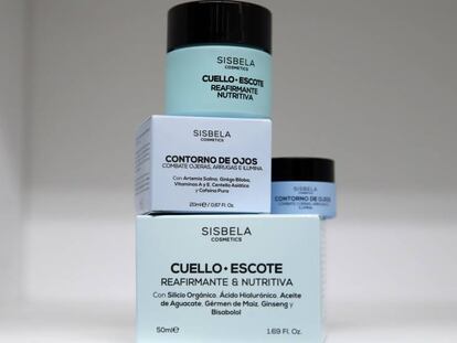 Conjunto de cremas de la marca Sisbela, de Mercadona.