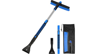 Rascador de hielo mas cepillo de nieve.