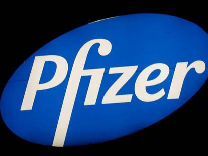 Logotipo de la empresa Pfizer. 