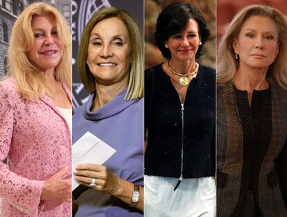 Carmen Thyssen, Helena Revoredo, Ana Patricia y Alicia Koplowitz, entre las mujeres más ricas.