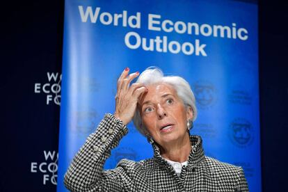 IMF Managing Director Christine Lagarde at Davos.