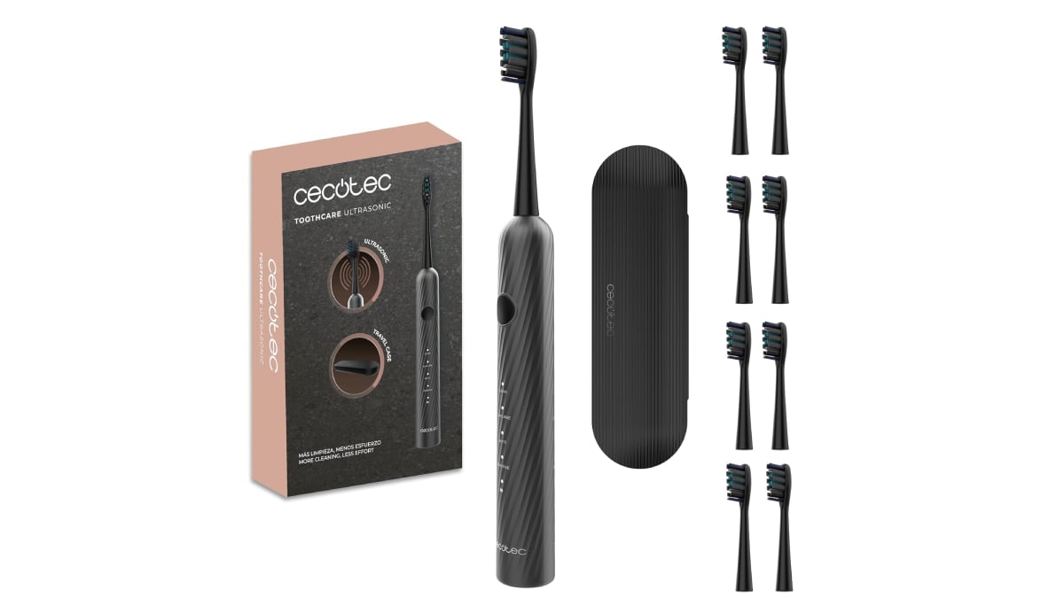 Cuesta menos de 20 euros y viene con ocho cabezales: el cepillo eléctrico de Cecotec que triunfa en Amazon