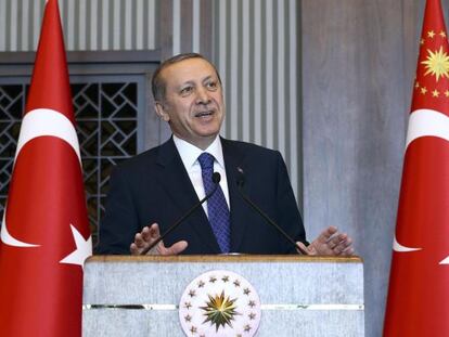 El presidente turco, Recep Tayyip Erdogan, en Ankara el pasado 27 de febrero.