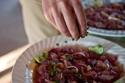 Cebiche bonito soja