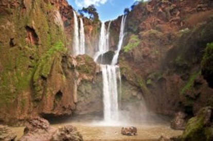 Cascadas de Ouzoud, cerca de Demnate, en Marruecos.