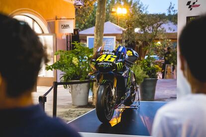 Una de las motos exhibidas en la exposición.