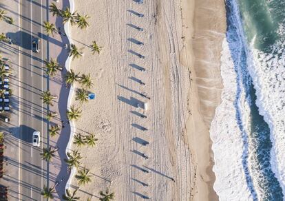 La playa de Fort Lauderdale, en el Estado de Florida (EE UU).