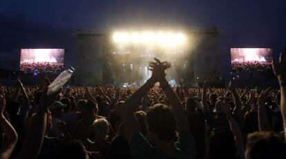 Concierto de Paolo Nuntini en el Festival Internacional de Benicàssim.