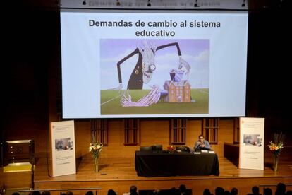 Conferencia de Jason Beech en el XII Foro Latinoamericano de Educaci&oacute;n organizado en Buenos Aires por la Fundaci&oacute;n Santillana