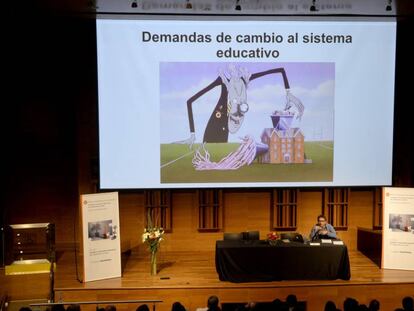 Conferencia de Jason Beech en el XII Foro Latinoamericano de Educación organizado en Buenos Aires por la Fundación Santillana