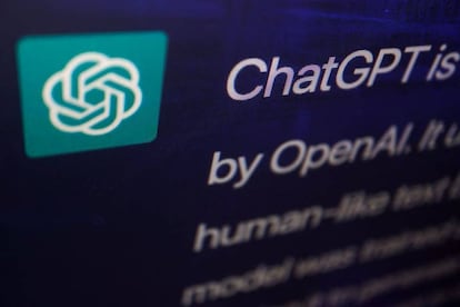 Una captura de la aplicación de inteligencia artificial ChatGPT.