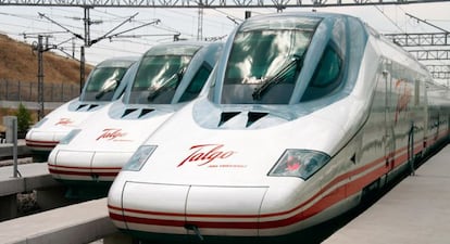 Trenes de alta velocidad de Talgo.