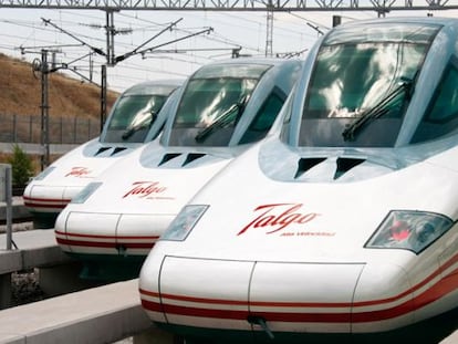 Trenes de alta velocidad de Talgo.