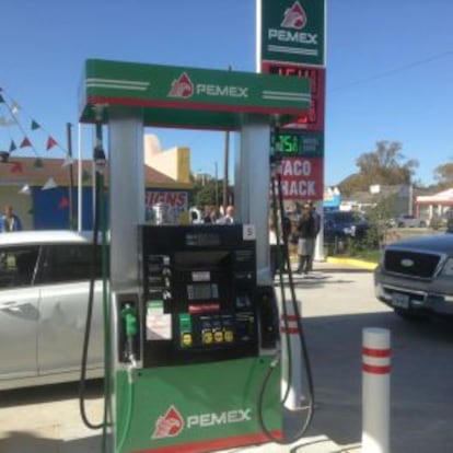 La primera gasolinera de Pemex en Estados Unidos.