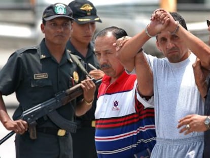 Fotografía de archivo que muestra a Antauro Humala preso.