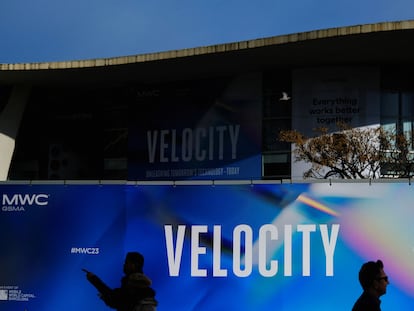 El eslogan del MWC de la edición de este año, 'Velocity'