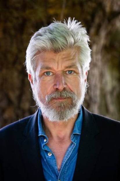 Karl Ove Knausgard, retratado el pasado jueves en Londres.