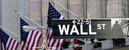 Bolsa de Nueva York, en Wall Street.