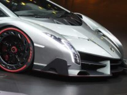 El Lamborghini Veneno es presentado en la v&iacute;spera del primer d&iacute;a de prensa de la 83 edici&oacute;n del Sal&oacute;n Internacional del Autom&oacute;vil de Ginebra.