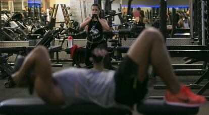 Gimnasio Viva en el barrio de Embajadores.