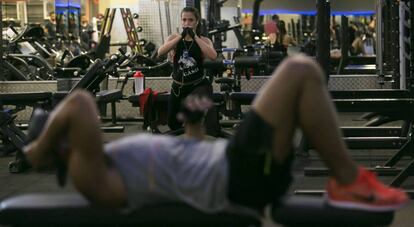 Gimnasio Viva en el barrio de Embajadores. 