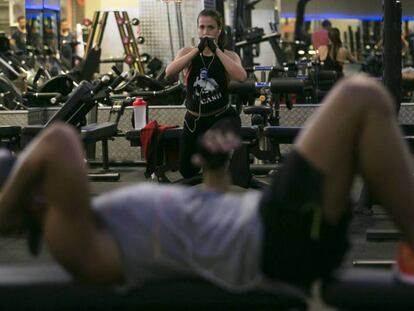 Gimnasio Viva en el barrio de Embajadores. 