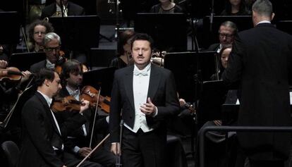 El tenor Piotr Beczala en el recital del Liceo de Barcelona.