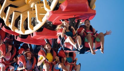 Una de las atracciones de Terra Mítica.