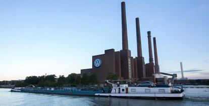 Sede de Volkswagen en Wolfsburgo, este miércoles.