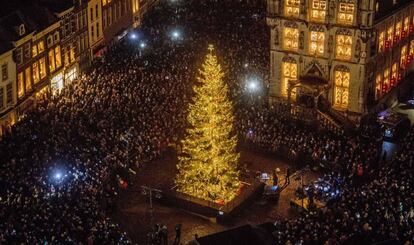 Árbol de Navidad en Gouda (Holanda).