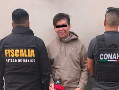 El influencer Fofo Márquez, luego de ser detenido por autoridades del Estado de México.