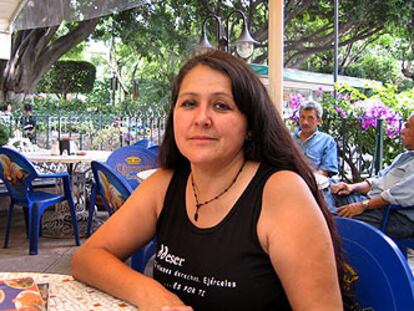 Cristina Martín, presidenta de la Academia de Derechos Humanos del Estado de Morelos, en Cuernavaca.