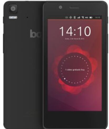 Móvil de BQ con sistema operativo Ubuntu.