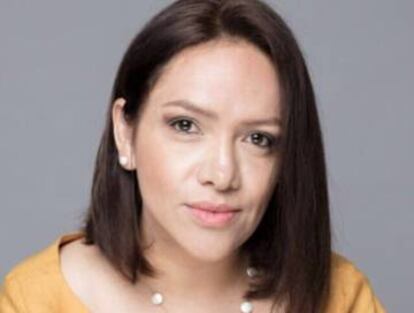 Yndira Sandoval, en una fotografía publicada en su cuenta de Twitter.