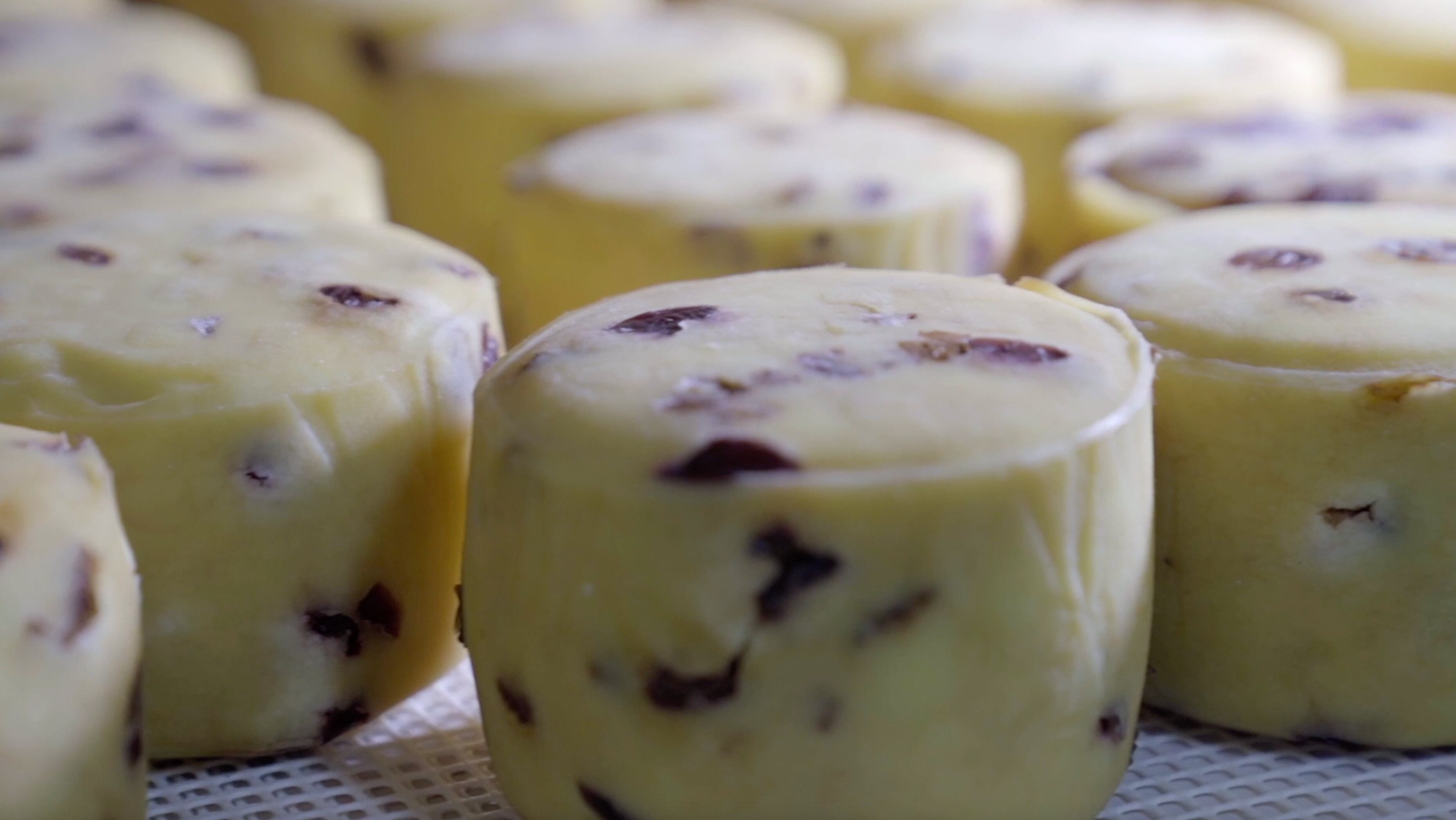 Queso con arándanos de La Montaña de Entremo, una quesería en Ourense.