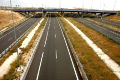 Autopista de acceso a Madrid R5.