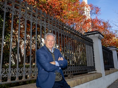 El oftalmólogo y presidente de la asociación de médicos especialistas Unipromel, Ignacio Guerrero, el lunes en Sevilla.