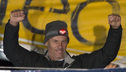 Sébastien Destremau a su llegada a Les Sables d'Olonne.