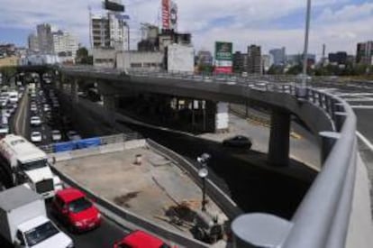 Tramo de la Autopista Urbana Norte en Ciudad de México. EFE/Archivo