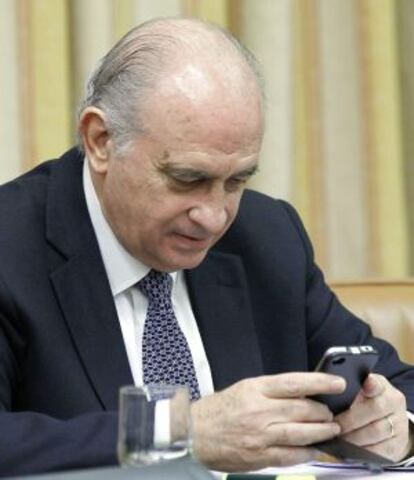 Jorge Fernández, en el Congreso.