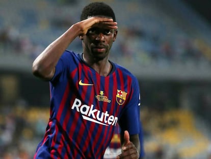 Ousmane Dembélé s’ha convertit en el davanter de referència del Barça.
